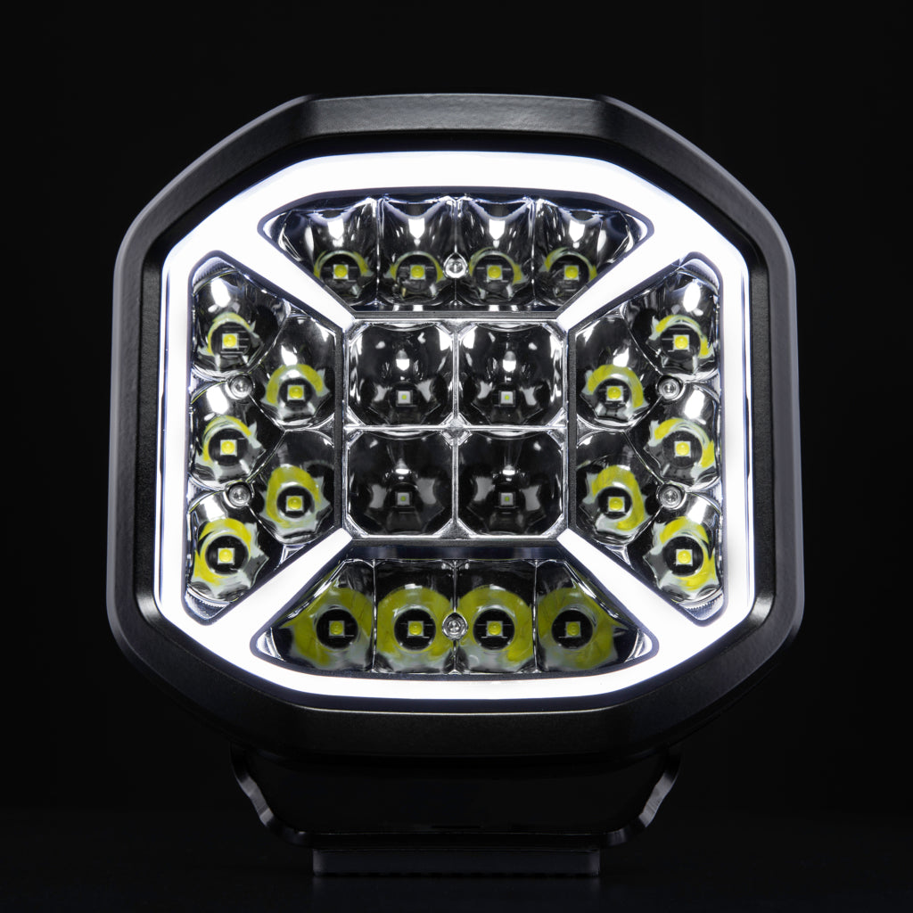 10-32V 96W(7430Lm) SIBERIA X 7" Xperience Series LED Dimmable, R148 (R7), R149 (R112), R10, CISPR25 Class 3, холодный белый 5700K