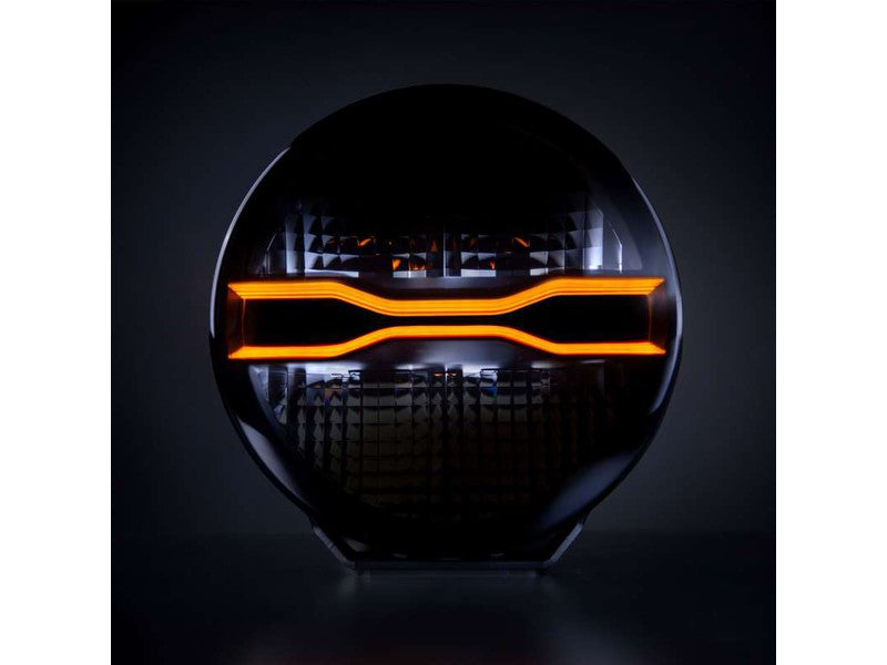10-48V 145W 14000Lm FOR9T DRAGON DRIVE tālās gaismas lukturis, baltā pozīcijas gaisma, dzintardzeltenā pozīcijas gaisma, logotipa apgaismojums, auksti balta gaisma 6500K