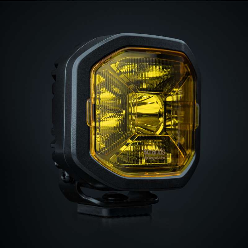 60W 10-32V 4950Lm SIBERIA X LED tālās gaismas lukturis 10 cm (4"), IP68/69K, ECE R10, melns, auksti balta gaisma 5700K