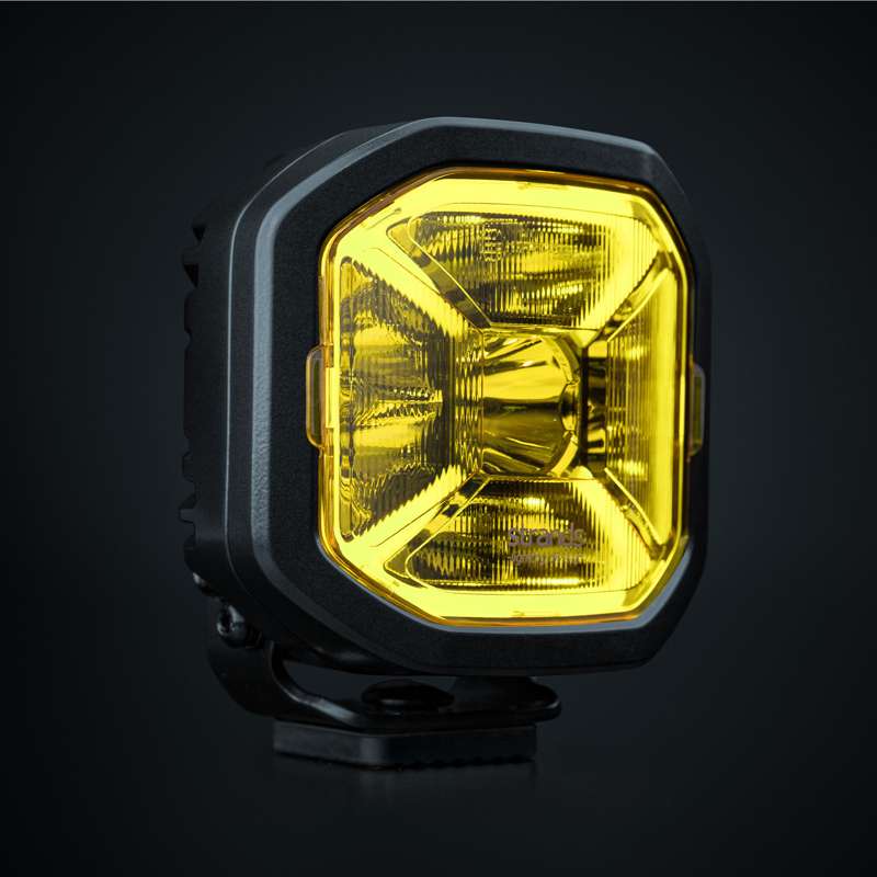 60W 10-32V 4950Lm SIBERIA X LED tālās gaismas lukturis 10 cm (4"), IP68/69K, ECE R10, melns, auksti balta gaisma 5700K