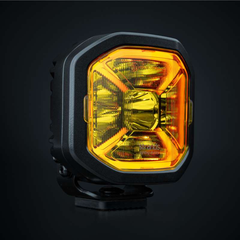 60W 10-32V 4950Lm SIBERIA X LED tālās gaismas lukturis 10 cm (4"), IP68/69K, ECE R10, melns, auksti balta gaisma 5700K