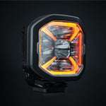 60W 10-32V 4950 lm SIBERIA X LED High-Beam Headlight, 10 cm (4"), IP68/69K, ECE R10, black, cool white light 5700K