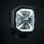60W 10-32V 4950 lm SIBERIA X LED High-Beam Headlight, 10 cm (4"), IP68/69K, ECE R10, black, cool white light 5700K