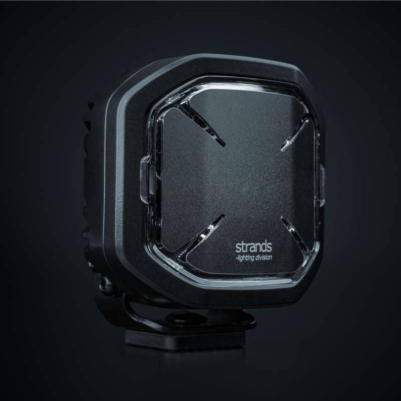 60W 10-32V 4950Lm SIBERIA X LED tālās gaismas lukturis 10 cm (4"), IP68/69K, ECE R10, melns, auksti balta gaisma 5700K