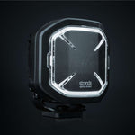 60W 10-32V 4950 lm SIBERIA X LED High-Beam Headlight, 10 cm (4"), IP68/69K, ECE R10, black, cool white light 5700K