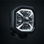 60W 10-32V 4950 lm SIBERIA X LED High-Beam Headlight, 10 cm (4"), IP68/69K, ECE R10, black, cool white light 5700K