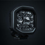 60W 10-32V 4950 lm SIBERIA X LED High-Beam Headlight, 10 cm (4"), IP68/69K, ECE R10, black, cool white light 5700K