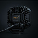 60W 10-32V 4950Lm SIBERIA X LED tālās gaismas lukturis 10 cm (4"), IP68/69K, ECE R10, melns, auksti balta gaisma 5700K