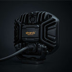 60W 10-32V 4950 lm SIBERIA X LED High-Beam Headlight, 10 cm (4"), IP68/69K, ECE R10, black, cool white light 5700K