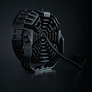 60W(6000Lm) 10-32V Big Energy 7" LED driving beam, white/orange, optimised beam, IP67/69K, cool white light 5700K