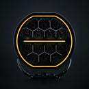 60W(6000Lm) 10-32V Big Energy 7" LED driving beam, white/orange, optimised beam, IP67/69K, cool white light 5700K