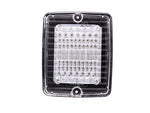 STRANDS IZE LED – LED aizmugurējais lukturis (bremzes, pagrieziens), 108 LED, 24 V, IP66, ECE R6/R7/R10, 110 × 130 × 45 mm