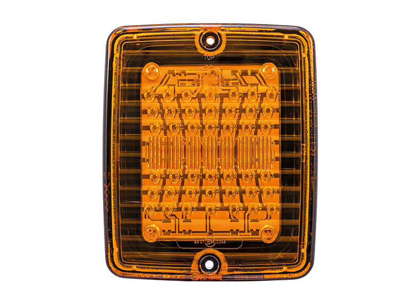 STRANDS LED tagumine valgusti 24V, IP66, 110,00 x 130,00 x 45,00 mm, kollane värvus
