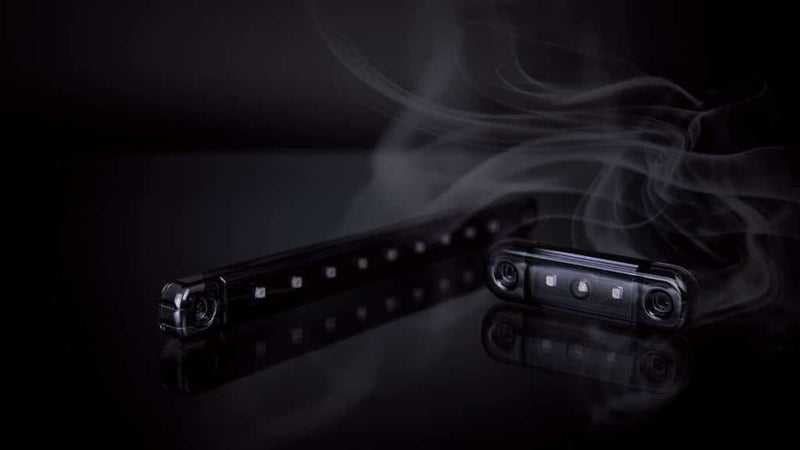 STRANDS 12-24V 3 LED lamp, red light, IP66/68, 84.00 x 24.00 x 10.40mm, cable 1m