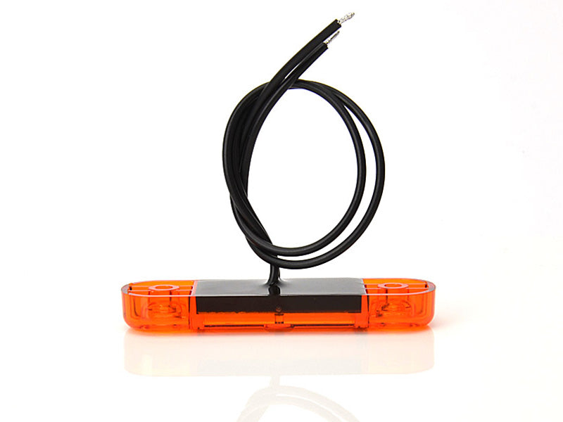 9-36V STRANDS 12 LED side lamp SLIM, IP68, ECE R7, R91, ECE R10, 83.80 x 24.20 x 10.40mm