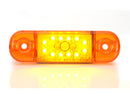 9-36V STRANDS 12 LED sidolampa SLIM, IP68, ECE R7, R91, ECE R10, 83,80 x 24,20 x 10,40mm