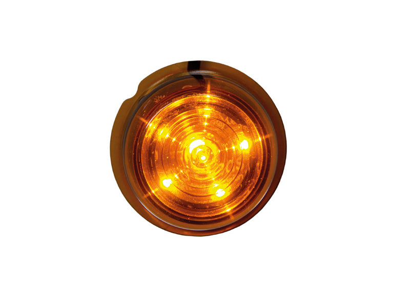 12-24V STRANDS (Sweden) Viking Side 6 LED Light, Orange, ECE R91, IP66/68, 3-Year Warranty