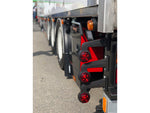 12-24V STRANDS (Sweden) Viking 6 LED Side Light, IP66, 68, ECE R7, ECE R10, ø 70.00 x 33.00 mm, red, 3-year warranty