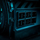 STRANDS 12-24V LED-lampa, rött ljus, IP66/68, ⌀ 78,00 x 33,00mm, kabel 5m