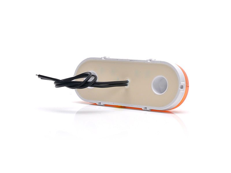 12-24V STRANDS LED markeringsljus, 220mm, \ip66/68, ECE R91, R3, ECE R10, orange