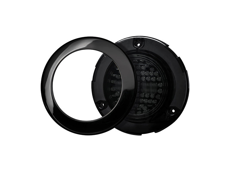 10-30V STRANDS DARK KNIGHT IZE LED-esilatern, IP67, ECE R6, ECE R10, 2,5m, 2 gb, kollane värvus
