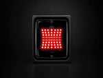 24V STRANDS (Sweden) DARK KNIGHT IZE LED Brake and Tail Light, IP66, ECE R7, ECE R10, 2.5 m, 110.00 x 130.00 x 45.00 mm, square, red, 3-year warranty, 3-year warranty