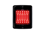 24V STRANDS (Sweden) DARK KNIGHT IZE LED Brake and Tail Light, IP66, ECE R7, ECE R10, 2.5 m, 110.00 x 130.00 x 45.00 mm, square, red, 3-year warranty, 3-year warranty