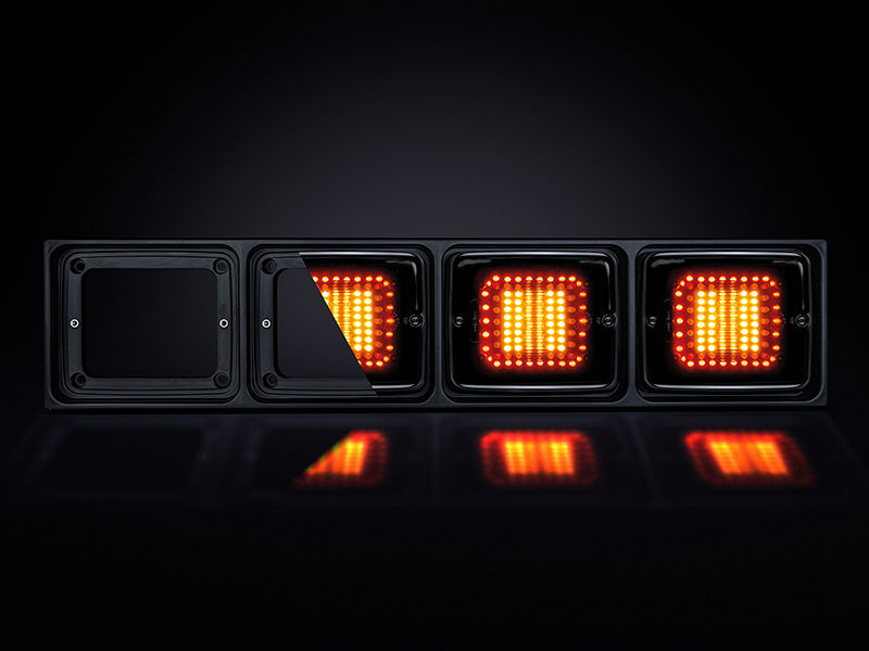 STRANDS IZE LED lamp 4X Square, 597.00 x 131.50 x 25.00mm