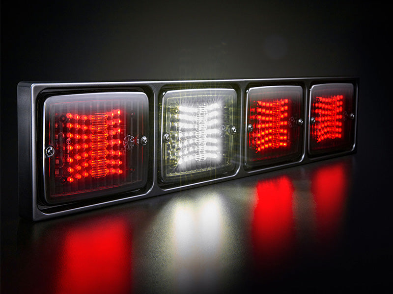 STRANDS IZE LED-lampa 4X Square, 597,00 x 131,50 x 25,00mm