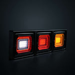Strands FOR9T Illusion Reverse and Fog Light, 10–40 V, IP67, Dark Lens, 133 mm