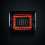 Strands FOR9T Illusion Reverse and Fog Light, 10–40 V, IP67, Dark Lens, 133 mm