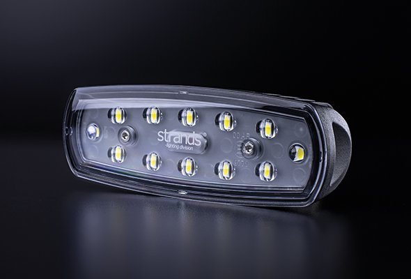 15W(1960Lm) 9-30V STRANDS(Zviedrija) LED atpakaļgaitas lukturis, IP68/69K, 144.00 x 49.60 x 74.50mm, vads 3m, garantija 3 gadi, auksti balta gaisma 6000K