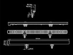 9–36 В, 82 Вт, 8800 лм, STRANDS E-line (Швеция), дополнительный дальний фонарь, IP68, IP69K, ECE R10, R149, 3-контактный DT, 2,5 м, гарантия 3 года, холодно-белый свет 8800 К