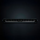 10-36V 115W(13000Lm) STRANDS LED auxiliary lamp, IP68/IP69K, black, cool white light 5000K