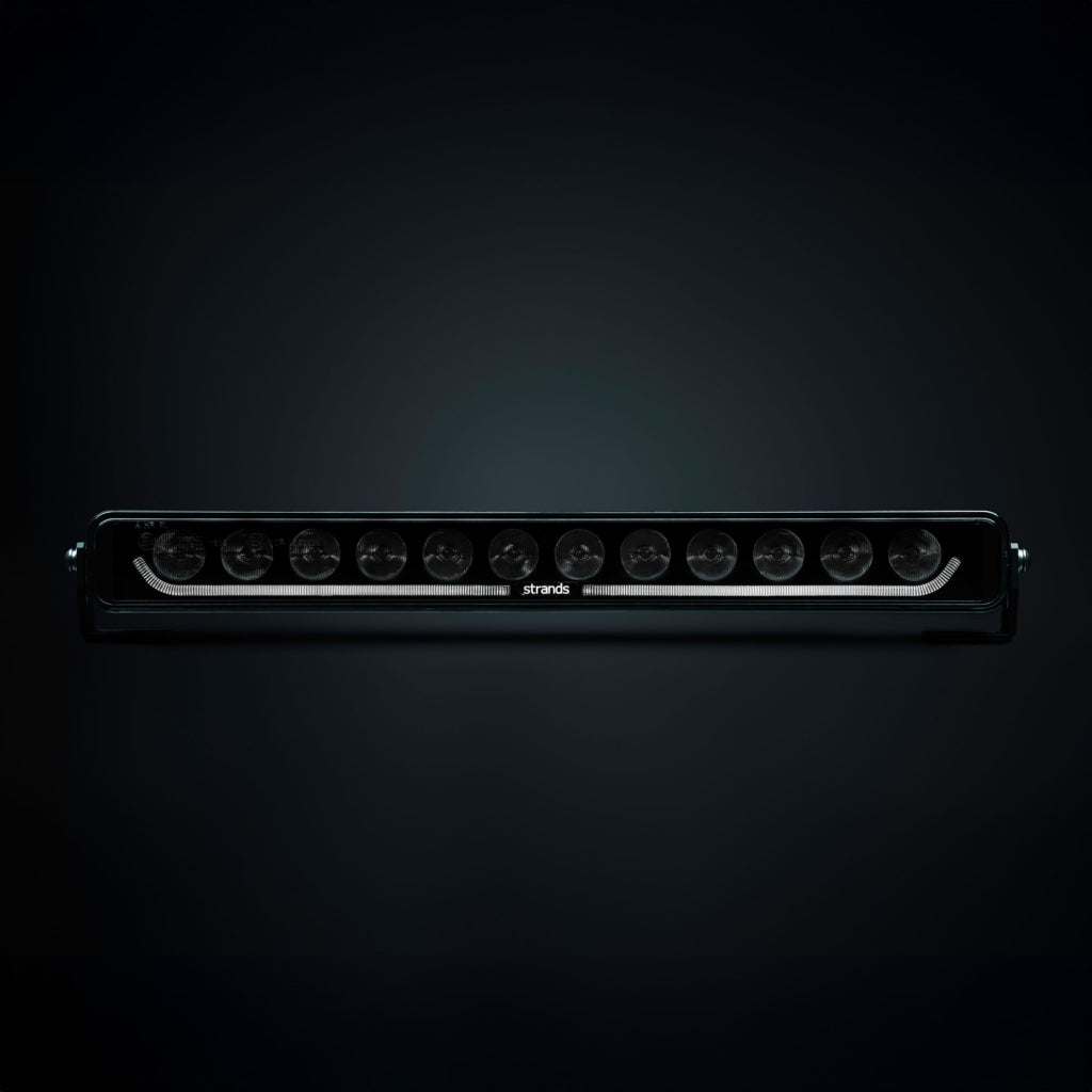 S-809169_10-36V 115W(13000Lm) STRANDS LED papildlukturis, IP68 / IP69K, melns, auksti balta gaisma 5000K