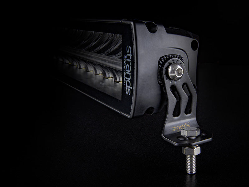 60W 8000Lm 10-40V STRANDS(Zviedrija) LED papildlukturis, IP6769K, ECE R112 EMC ECE R10,  307.00 x 76.00 x 71.60mm, vads 500mm, 12", garantija 3 gadi, aquksti balta gaisma 6000K