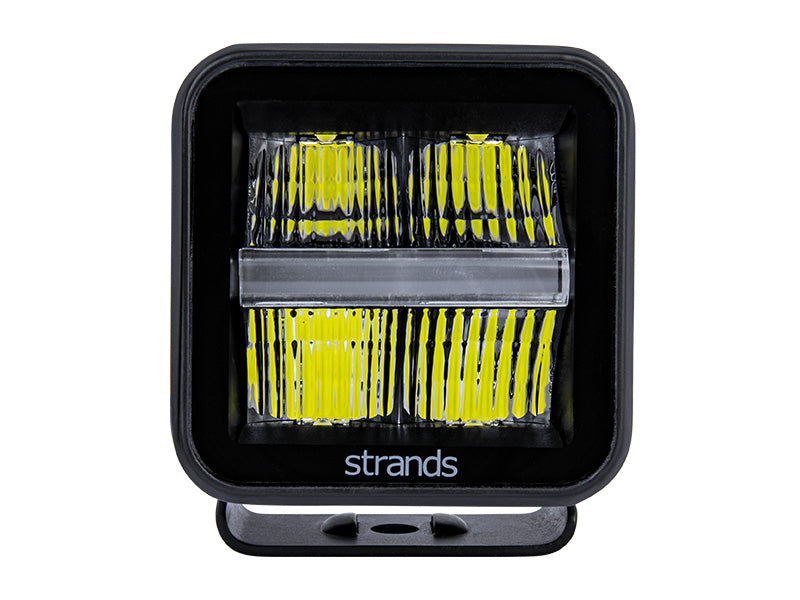 STRANDS 40W(4800Lm) 9-32V LED arbetsbelysning, IP67/69K, 72,00 x 72,00 x 72,00mm, kabel 500mm
