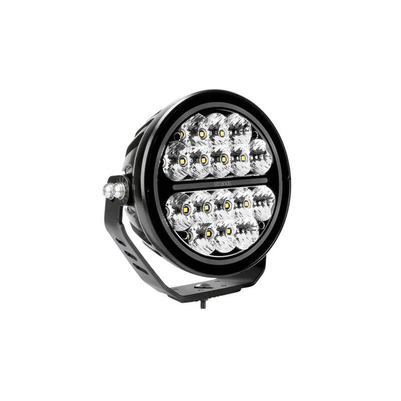80W(9600Lm) 9-32V STRANDS(Zviedrija) LED NIGHT darba lukturis, IP67/69K, ⌀ 178.00 x 78.20mm vads 500mm, garantija 3 gadi, auksti balta gaisma 6000K