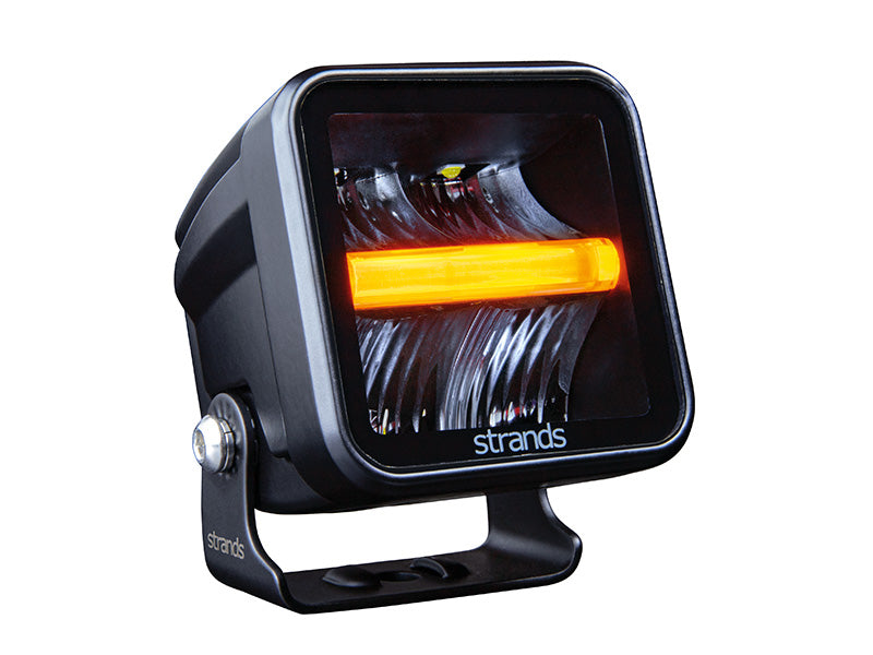 40W(4800Lm) 9-35V STRANDS(Zviedrija) LED darba lukturis, IP67/69K, EMC ECE R10, 72.00 x 72.00 x 72.00mm, vads 500mm, garantija 3 gadi, auksti balta gaisma 6000K