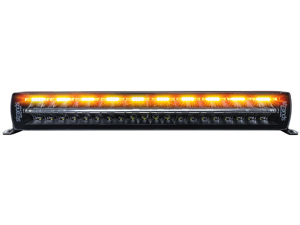 STRANDS 200W(16000Lm) 9-35V LED brīdinājuma/tālā gaisma, IP67/69K, 562,00 x 76,00 x 71,60 mm, vads 2.5m, 22"
