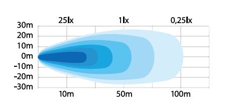 STRANDS UNITY 24W (2750Lm) 9-32V LED töövalgusti, IP69, 70.40 x 70.40 x 41.00mm, juhe 520mm