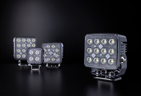 STRANDS UNITY 24W(2750Lm) 9-32V LED arbetsbelysning, IP69, 70,40 x 70,40 x 41,00mm, kabel 520mm