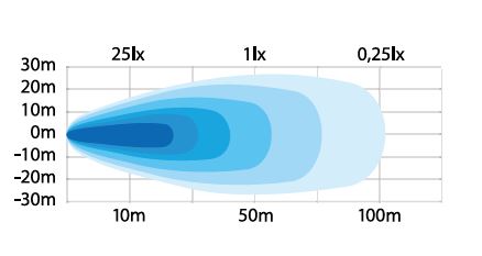 54W(6187Lm) 9-32V STRANDS(Zviedrija) UNITY  LED darba lukturis, IP67/69, 101.00 x 101.00 x 45.00mm, vads 520mm, garantija 3 gadi, auksti balta gaisma 6000K