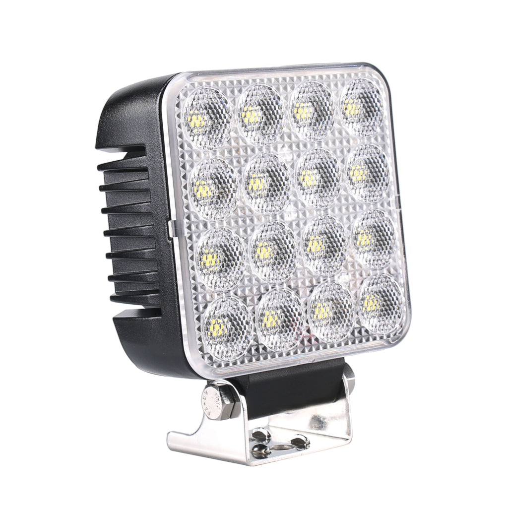 STRANDS UNITY 92W(15000Lm) 9-32V LED arbetsbelysning, IP69, 110,00 x 110,00 x 57,00mm, kabel 500mm