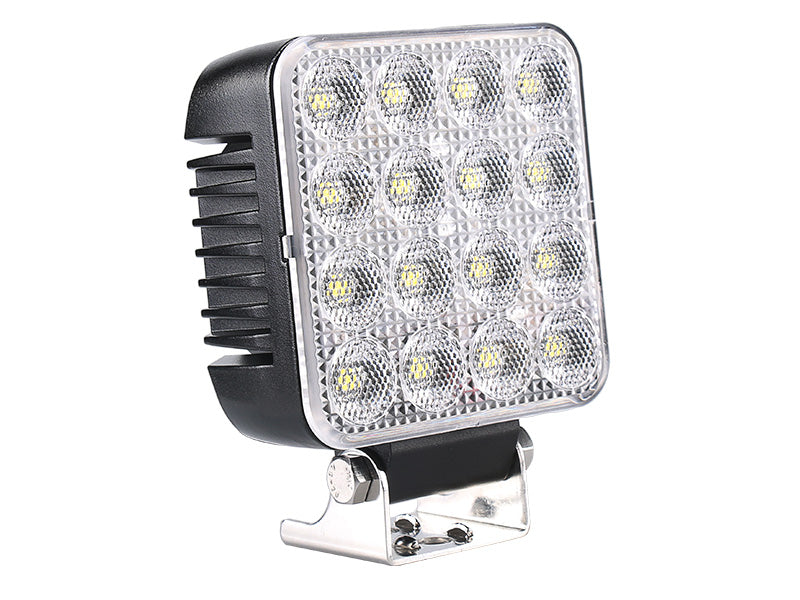 STRANDS UNITY 92W(15000Lm) 9-32V LED arbetsbelysning, IP69, 110,00 x 110,00 x 57,00mm, kabel 500mm