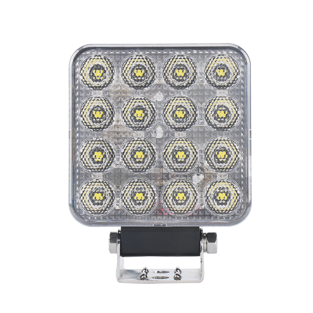 STRANDS UNITY 92W(15000Lm) 9-32V LED arbetsbelysning, IP69, 110,00 x 110,00 x 57,00mm, kabel 500mm