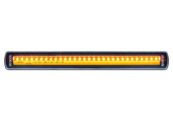 STRANDS SIBERIA 15W(6500Lm) 10-32V LED darba lukturis, IP67/69, 275.00 x 31.00 x 50.00mm, vads 2.5m, 10"