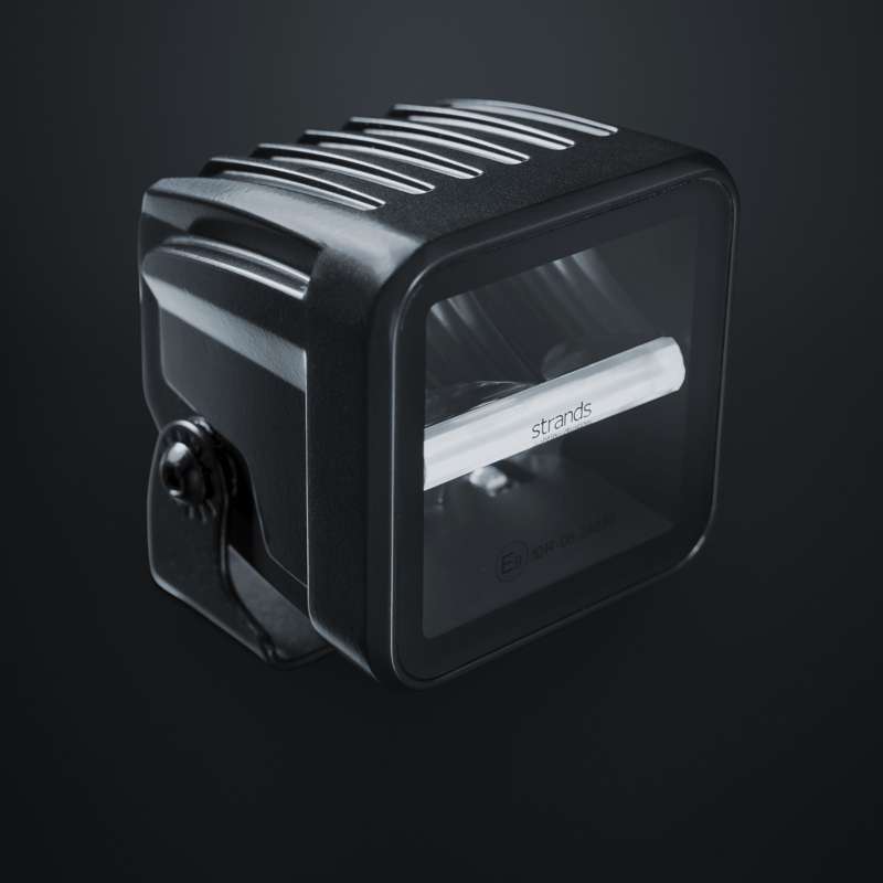 SIBERIA XP QUBE 38W(3150Lm)  10-32V LED darba lukturis, melns, auksti balta gaisma 5700K