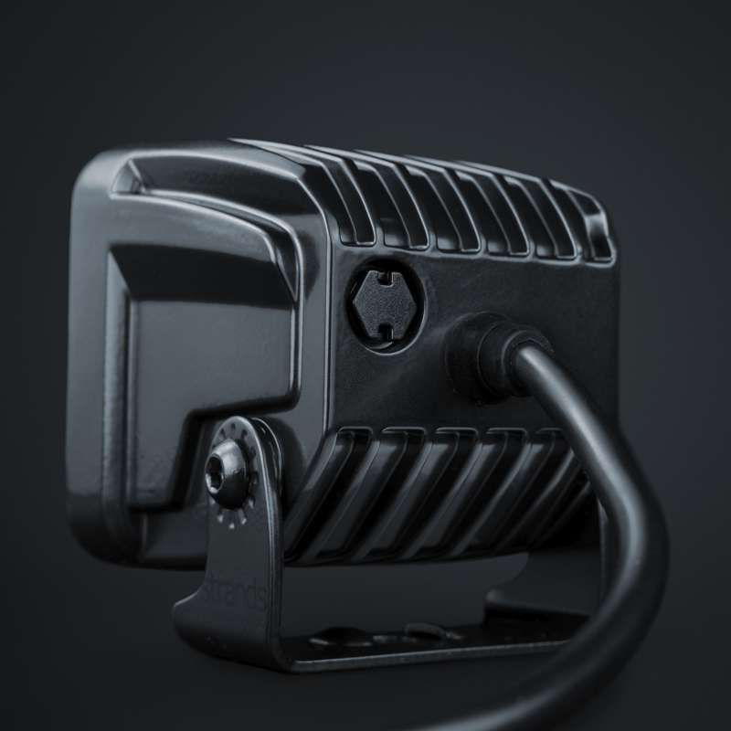 SIBERIA XP QUBE 38W(3150Lm)  10-32V LED darba lukturis, melns, auksti balta gaisma 5700K