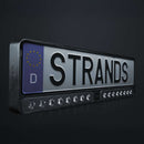 STRANDS DUO BLACK LED starmešu josla 2×10″, 8350 lm, 440 m @ 1 lx, optimizēts kūlis, 5000 K, E-apstiprinājums R149, 9–36 V, 108 W, integrēts numura zīmes turētājs
